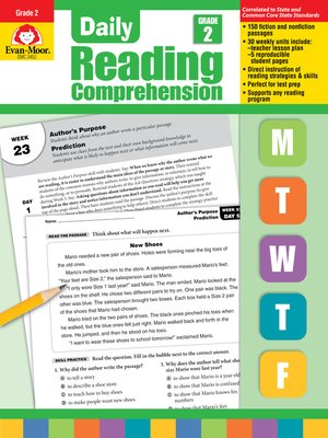 cover image of Daily Reading Comprehension, Grade 2